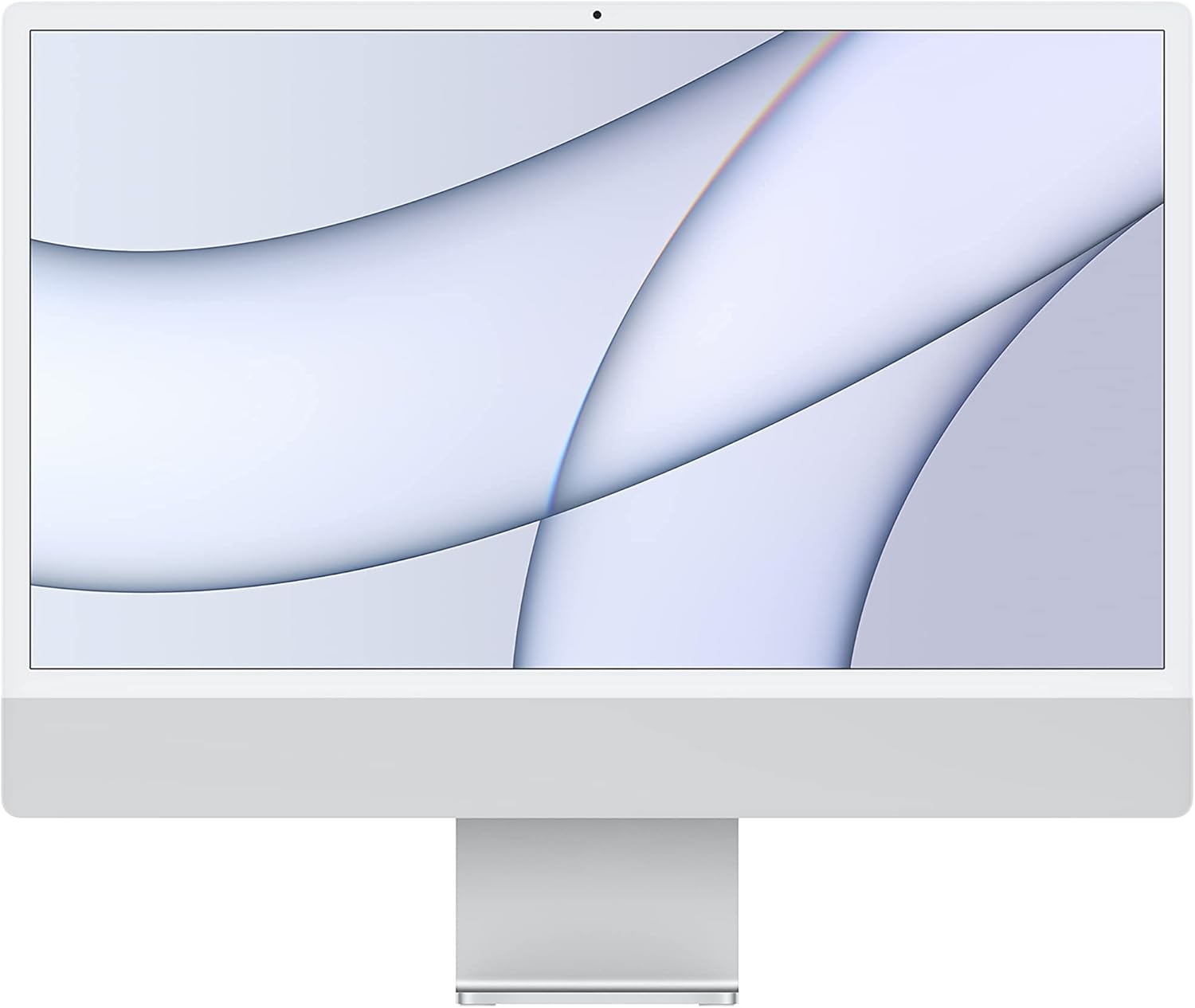 Apple iMac – 24 Inch, M1, 8GB RAM, 256GB SSD (Silver)
